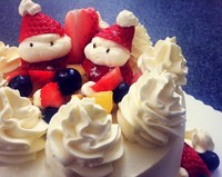 适合冬日的草莓蛋糕（节日圣诞版）的做法 步骤5