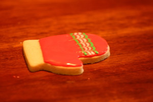 【圣誕】可愛的圣誕手套糖霜餅干的做法 步驟5