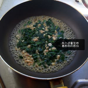 虾仁菠菜鸡蛋面(一岁宝宝食谱)
