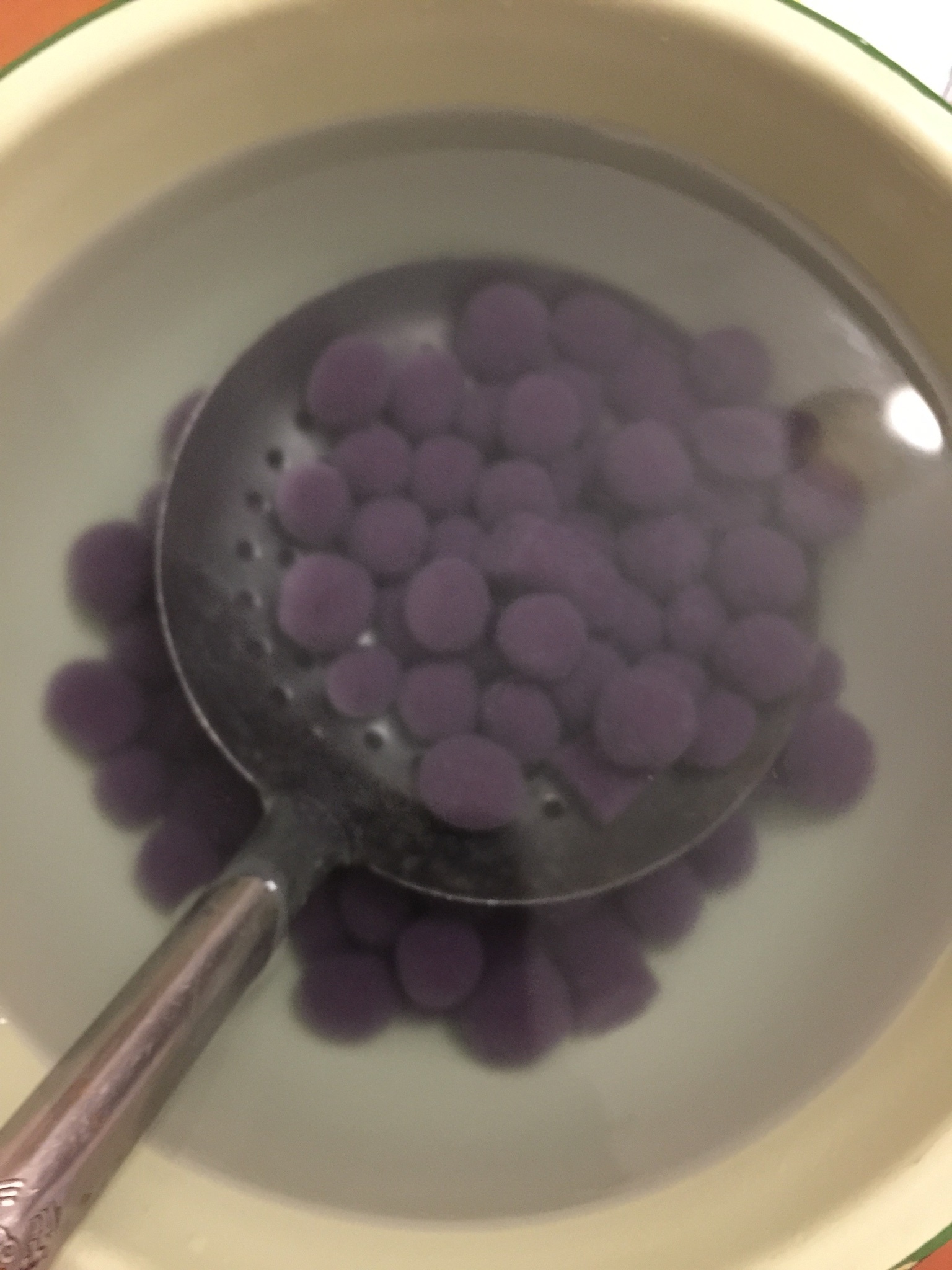 片片桔版紫薯芋圆的做法 步骤8