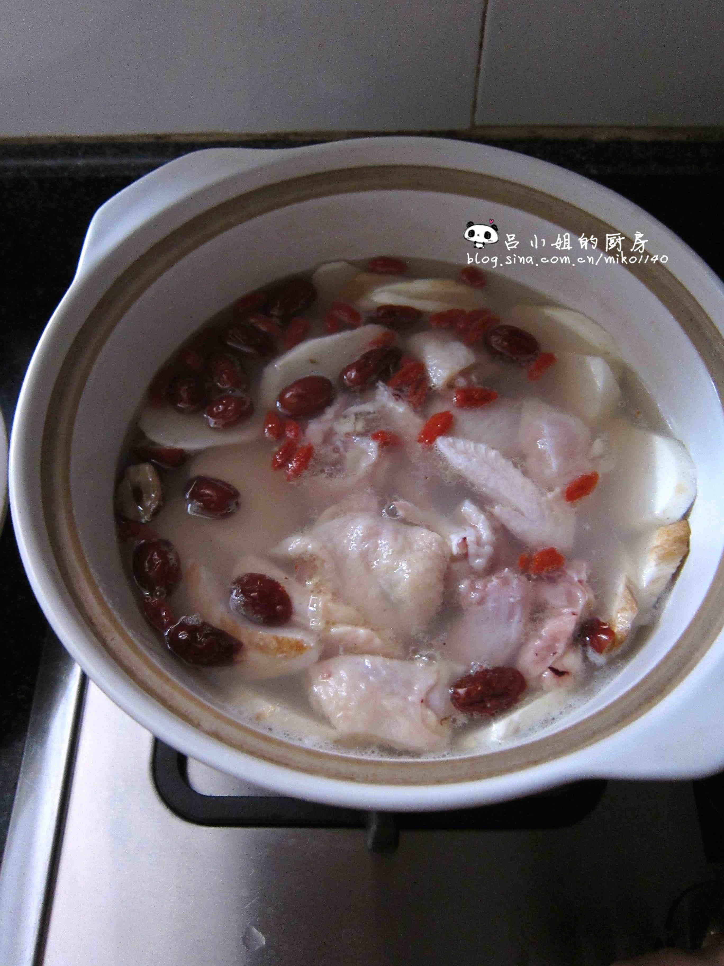 海南椰青水煲文昌鸡的做法 步骤4