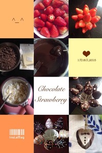 巧克力草莓棒棒糖的做法 步骤2