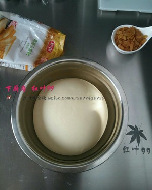 葡萄干奶酥辫子面包的做法 进程1