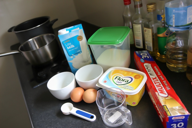 超簡易滑又彈的雞蛋布丁Custard Pudding(詳細教程)的做法 步驟1