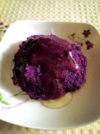 紫薯的新吃法---酸奶紫薯的做法 步骤3