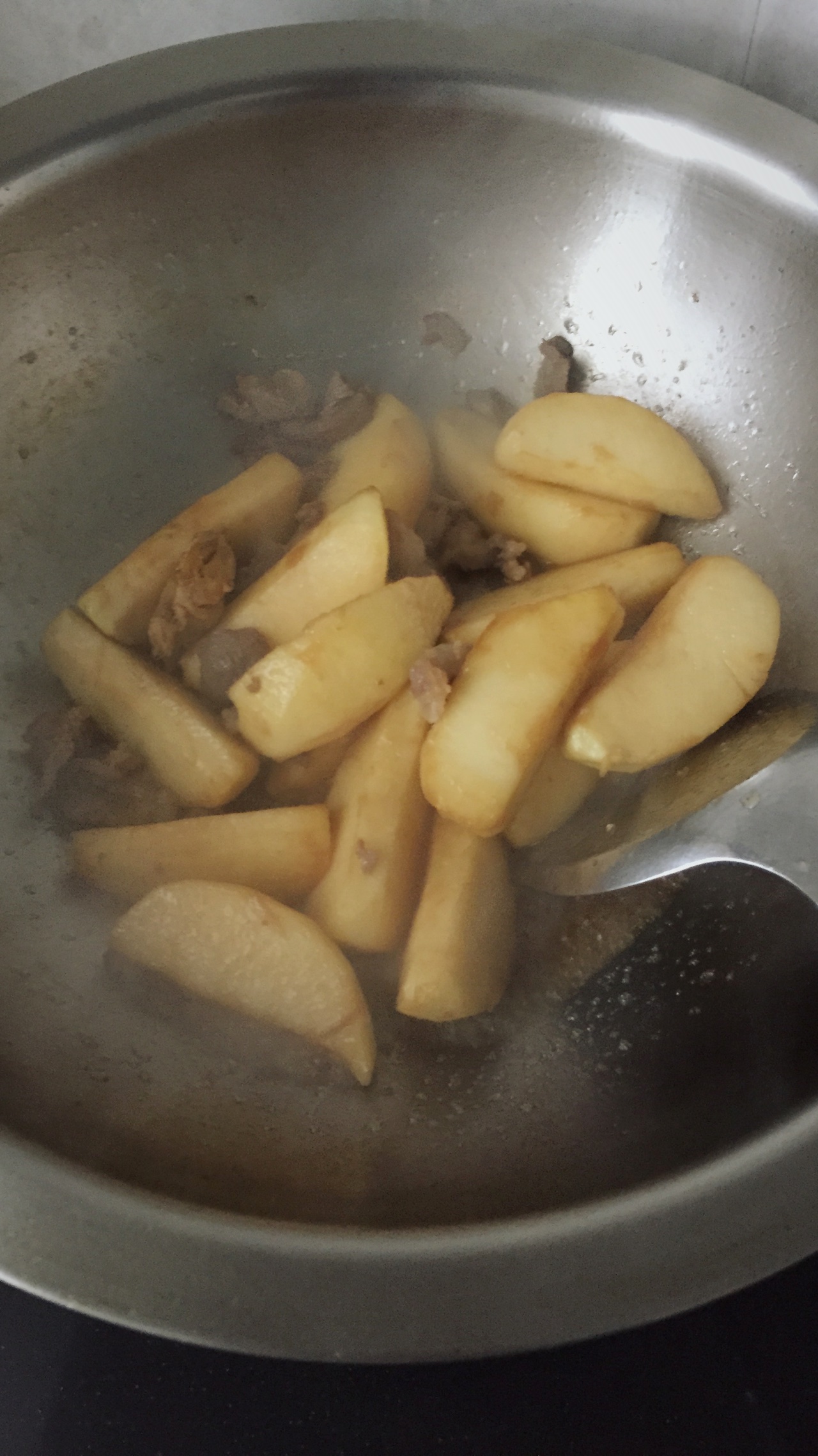 肉炒苹果的做法 步骤5