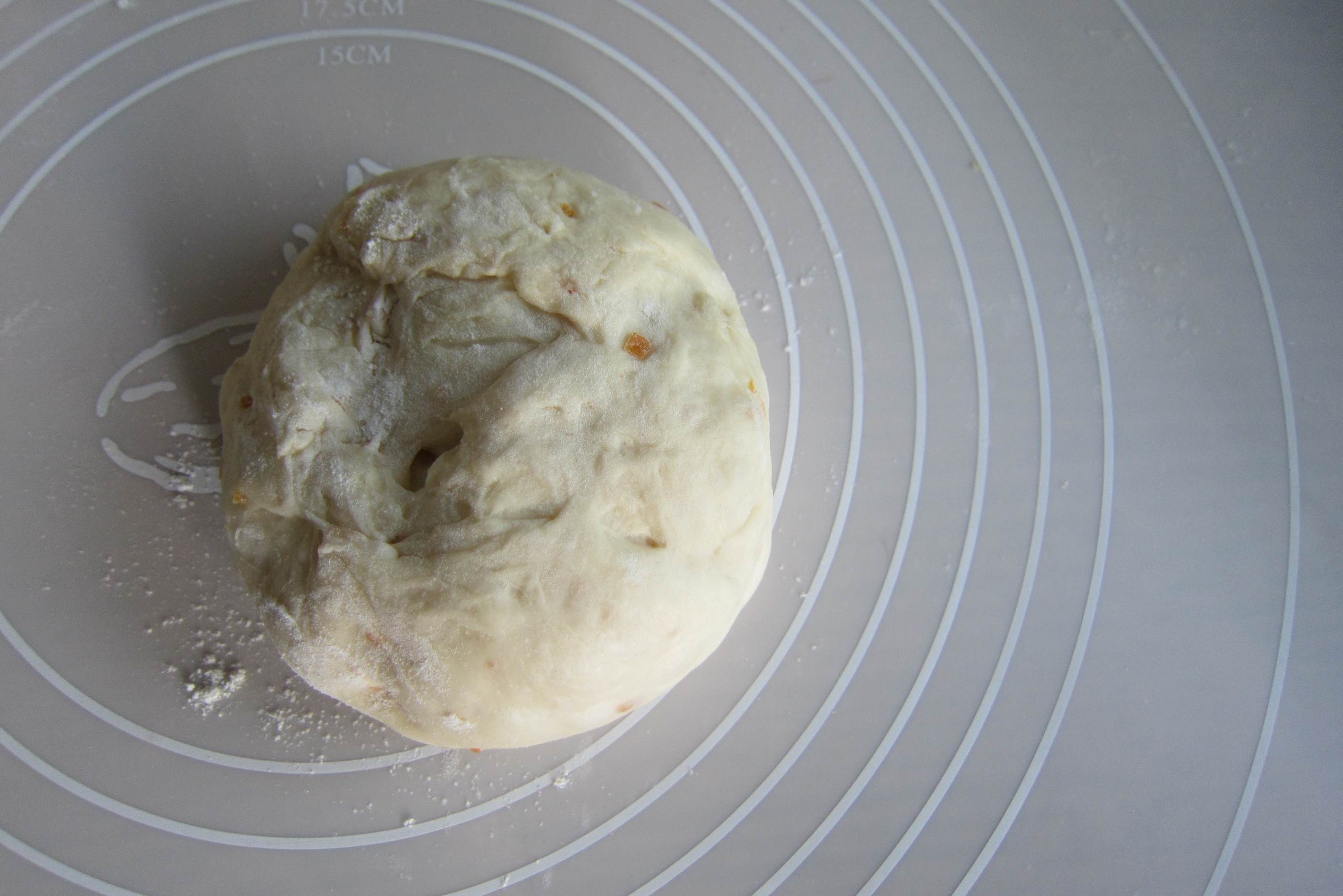 小清新款——波兰种(Poolish种）香橙牛奶吐司的做法 步骤7
